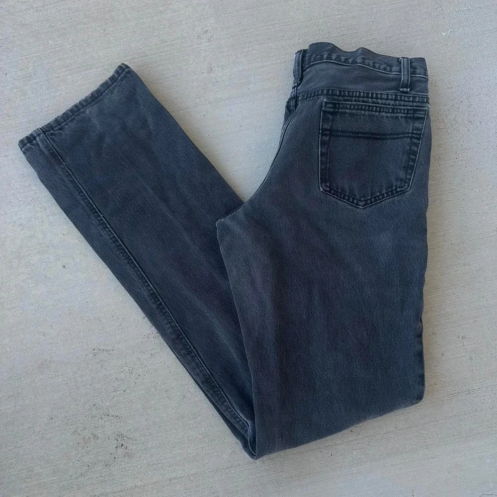 Vintage Black Denim Jeans Size 30